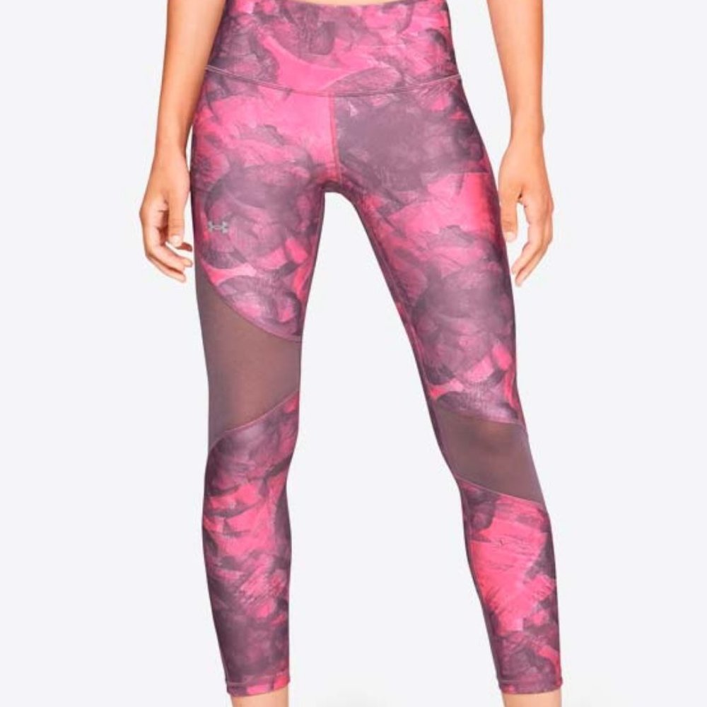 Under Armour Women's Compression Pants (1328993-521) Pink - XS